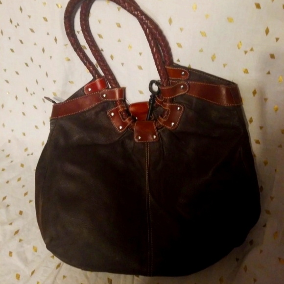 FOSSIL LEATHER HANDBAG 👜 - Picture 2 of 8